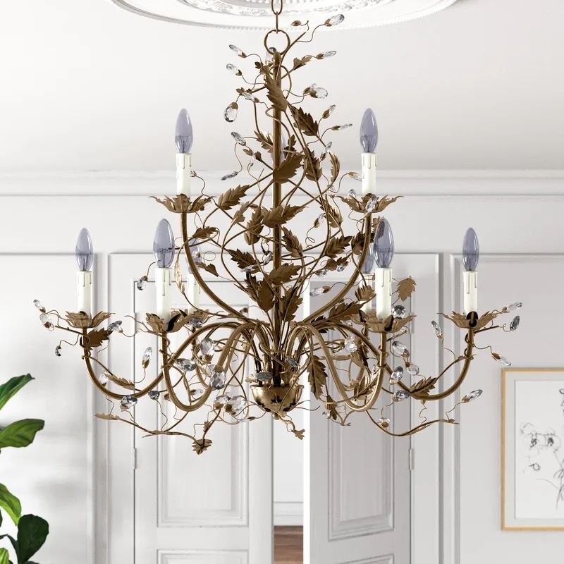 Cassell 9 - Light Dimmable Tiered Chandelier | Wayfair North America