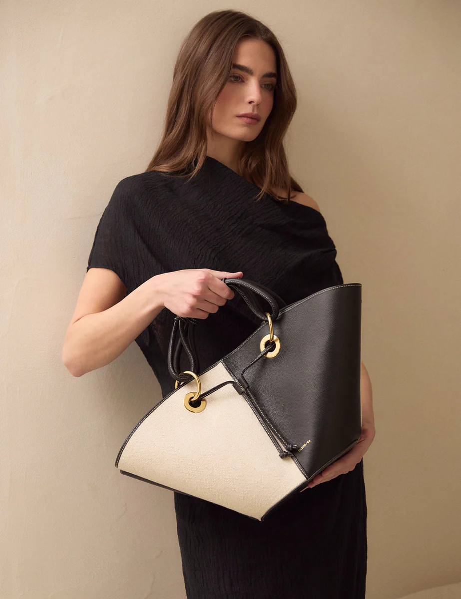 Fleur Rafia & Black Bag by PARIS/64 | PARIS/64