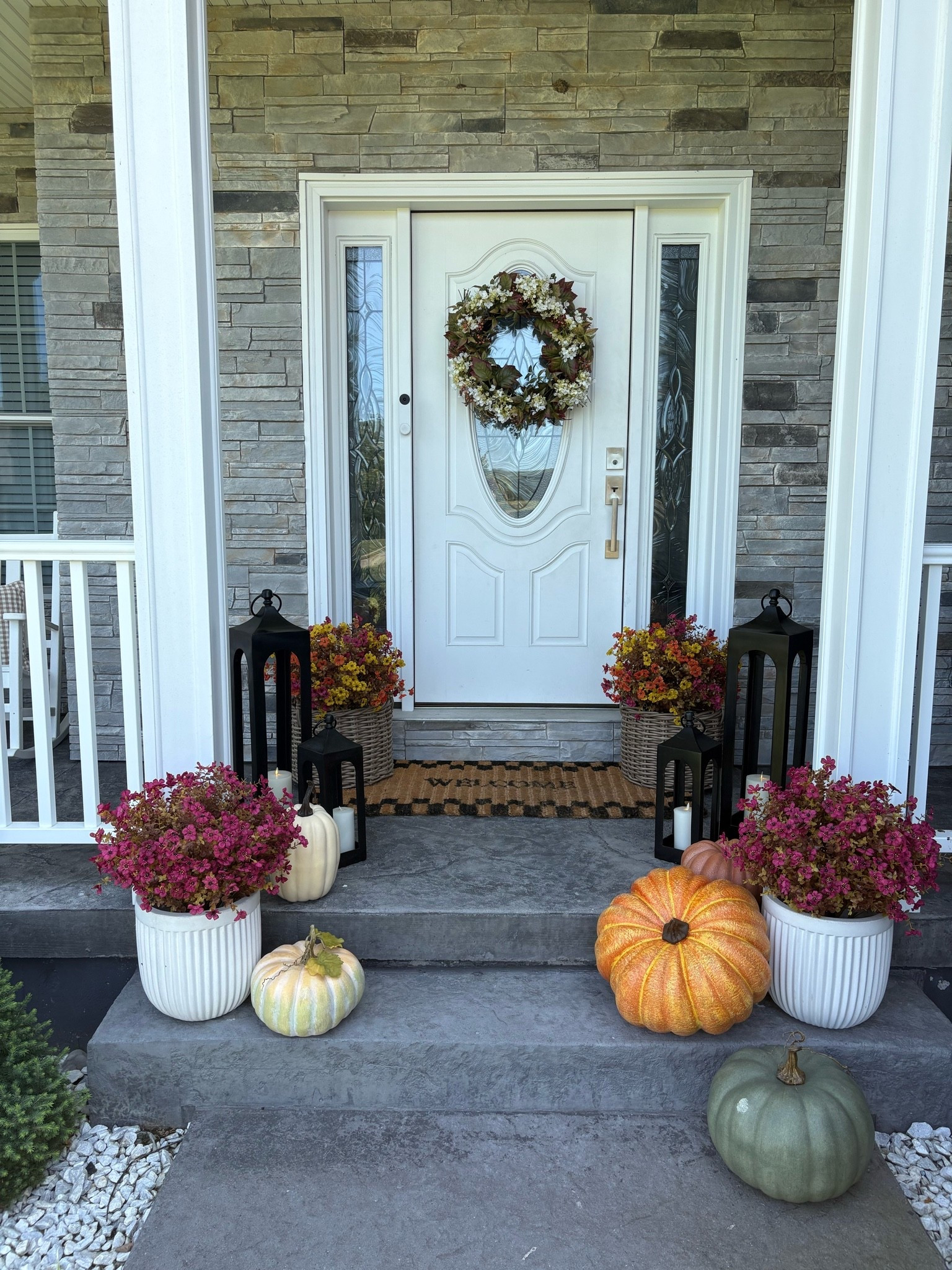Fall front porch 🍁

#LTKHome #LTKSeasonal