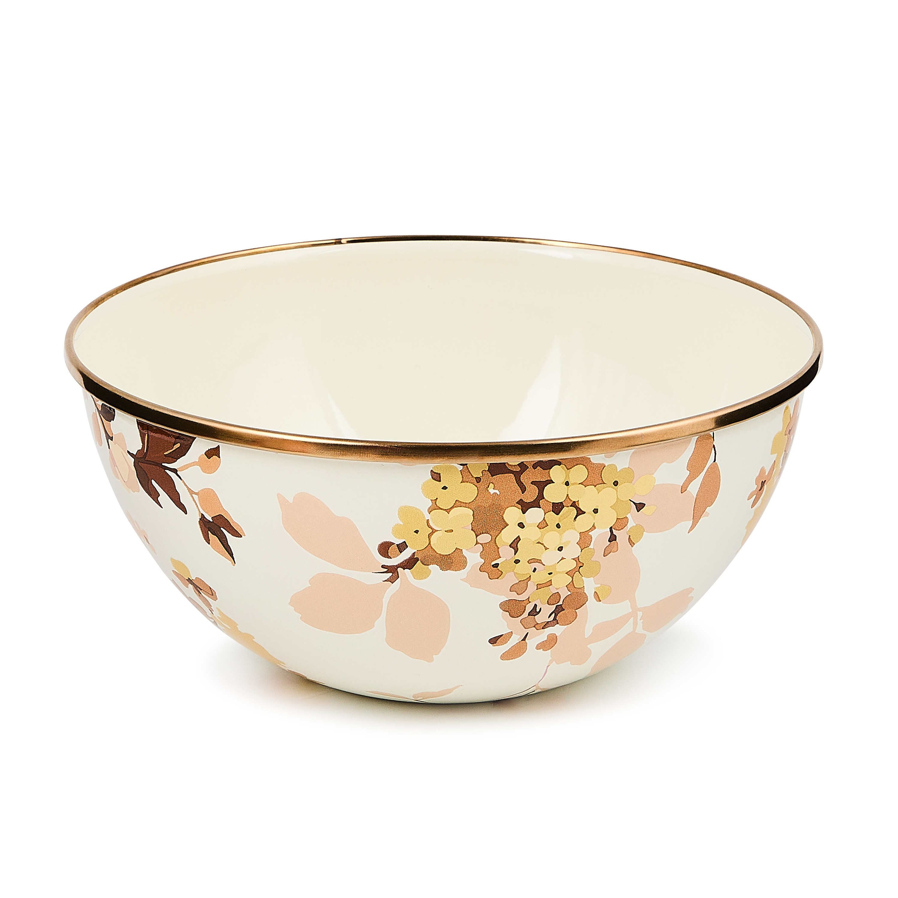 MacKenzie-Childs Wild Rose White Small Everyday Bowl | MacKenzie-Childs