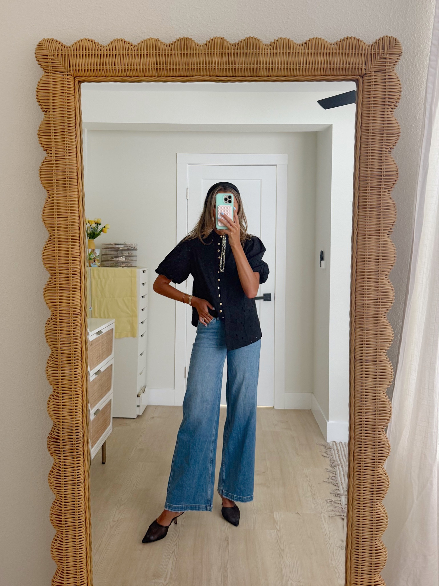fall business casual outfit with the cutest Amazon top! Wearing a size XS 🤓