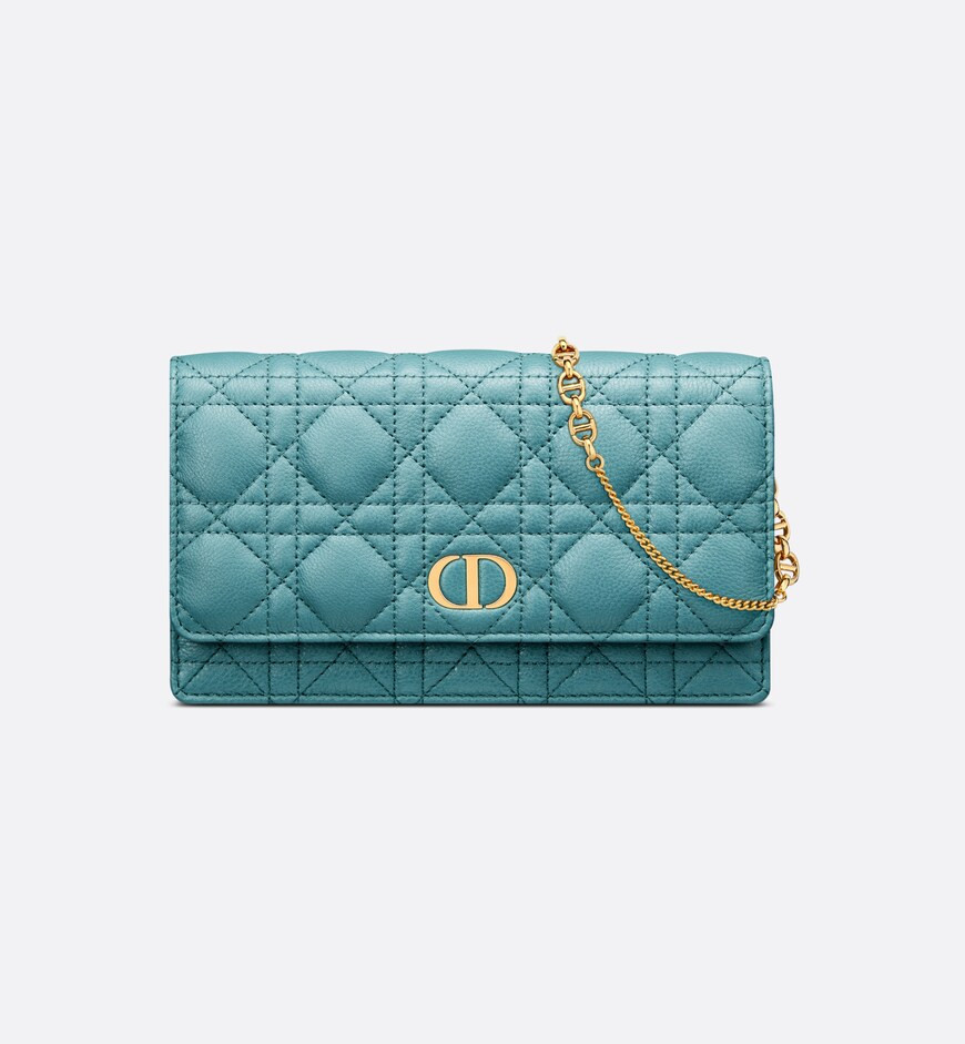 Azure Blue Supple Cannage Calfskin | Dior Couture