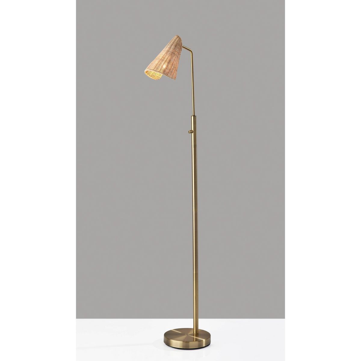 Cove Floor Lamp Antique Brass - Adesso | Target
