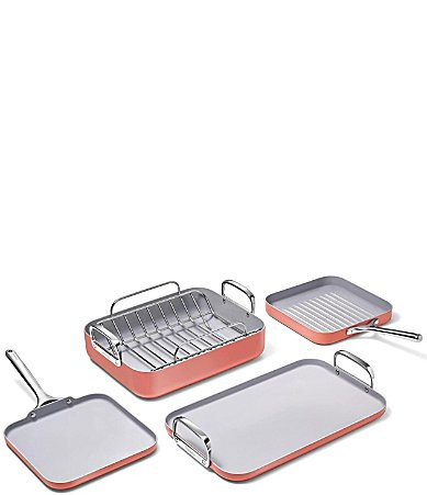 Caraway Ceramic-Coated 6-Piece Squareware Set - Perracotta | Dillard's