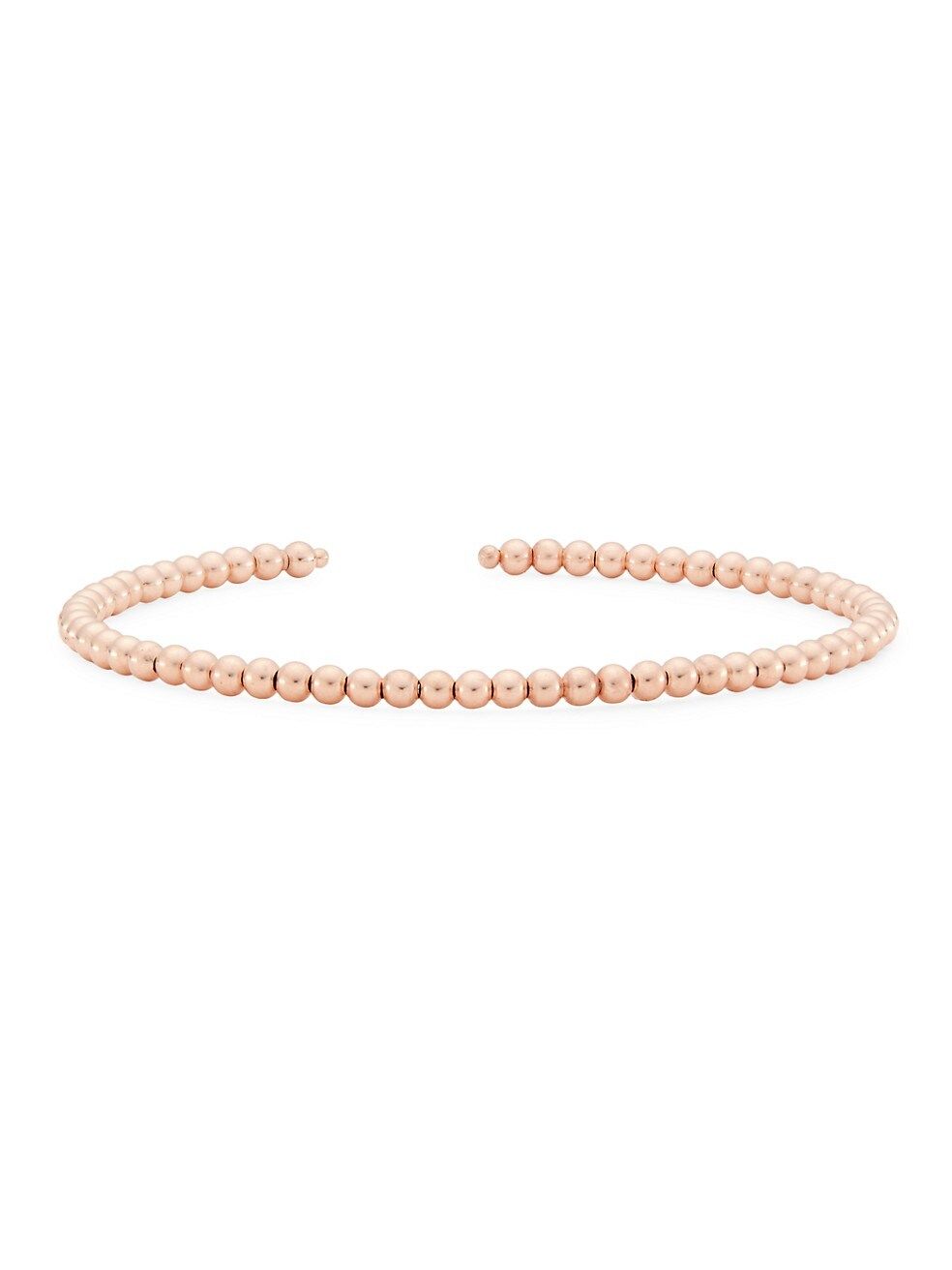 Saks Fifth Avenue Collection 14K Rose Gold Beaded Cuff | Saks Fifth Avenue (UK)