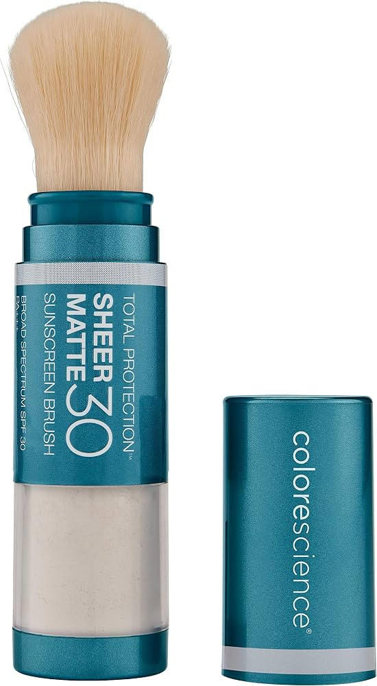 Colorescience Total Protection Sheer Matte SPF 30 Sunscreen Brush For Oily and Acne-Prone Skin, Unsc | Amazon (US)