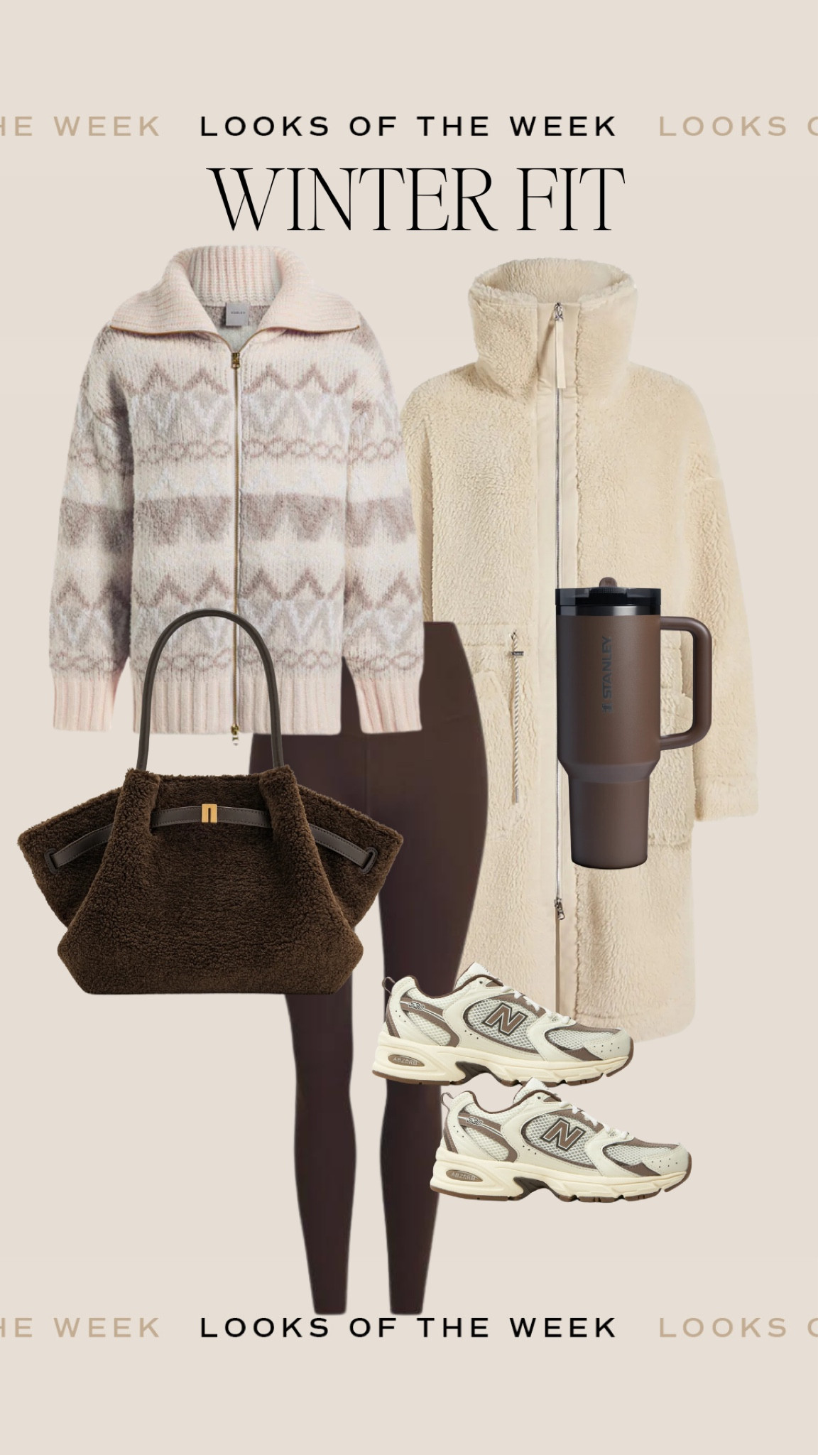 Winter outfit idea, casual winter outfit 