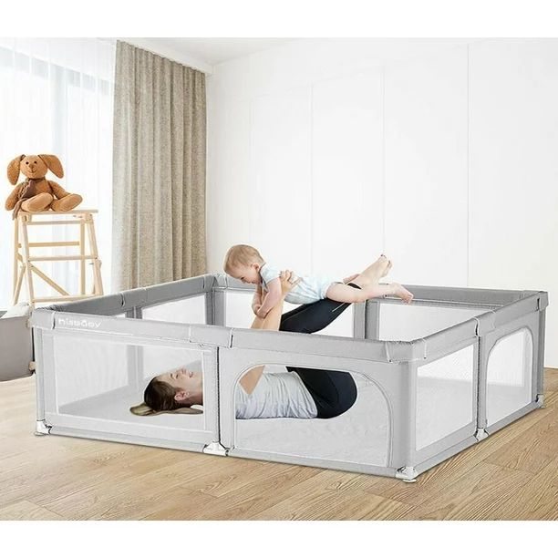 Extra Large Baby Playpen，70.9"×59"×26.8" Kids Activity Center Playard Infant Playing Game Fen... | Walmart (CA)