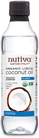 Nutiva Organic, Unrefined, Liquid Coconut Oil, 16-ounce | Amazon (US)