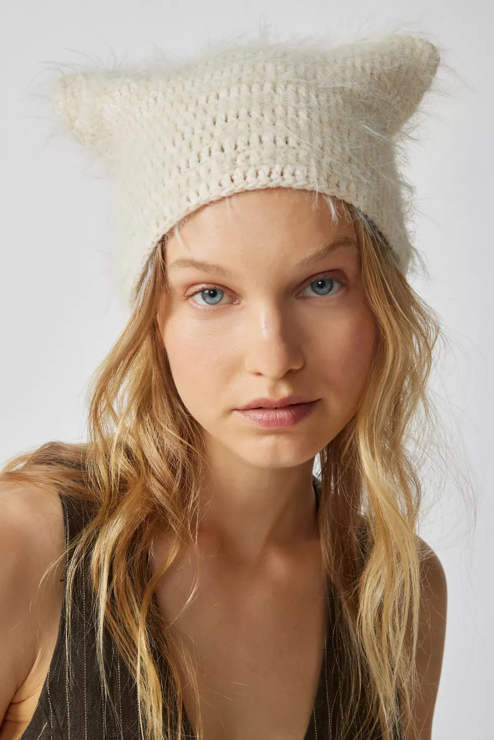 Mylo Fuzzy Ear Beanie | Urban Outfitters (US and RoW)