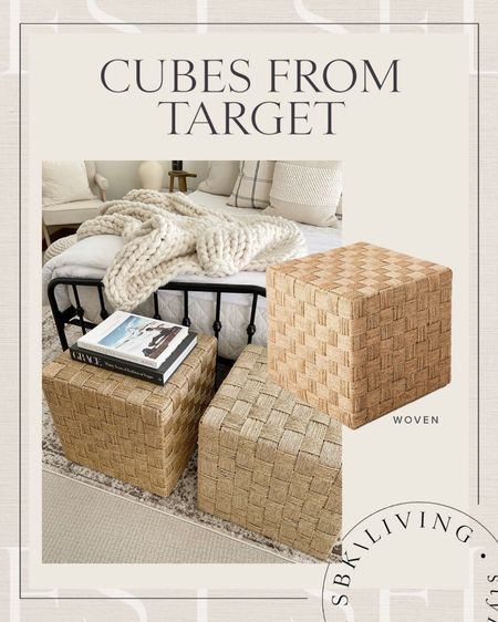 H O M E \ these woven cubes from
Target are back in stock!!

Bedroom 
Home decor 
Living room 

#LTKhome
