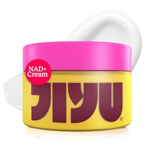 JIYU NAD+ Hydrating Face Moisturizer – Korean Anti-Aging Cream for Radiant, Firm & Smooth Skin – Deeply Hydrating & Brightening Daily Moisturizer Cream for Face and Body, All Skin Types – 50 ml | Amazon (US)