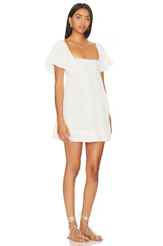Free People Marina Mini Dress in Ivory from Revolve.com | Revolve Clothing (Global)