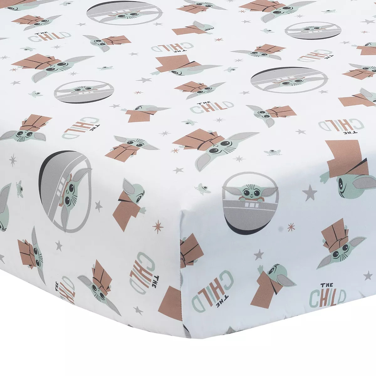 Lambs & Ivy Star Wars Mandalorian The Child/Baby Yoda/Grogu Fitted Crib Sheet | Target