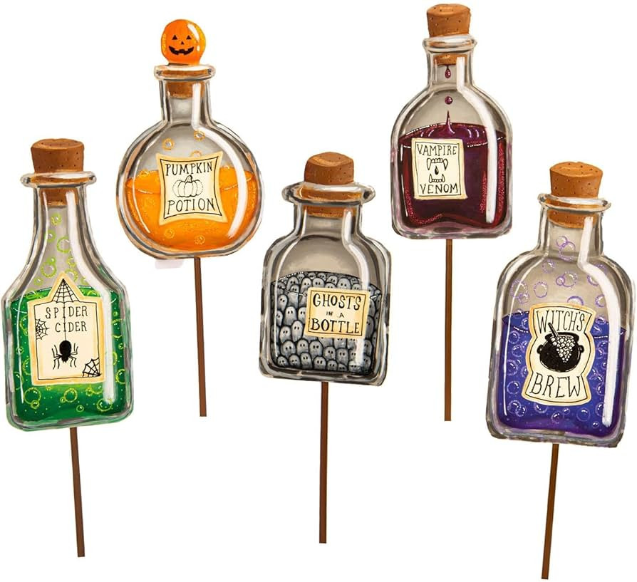 The Roundtop Collection Potion Bottles, S/5 | Amazon (US)