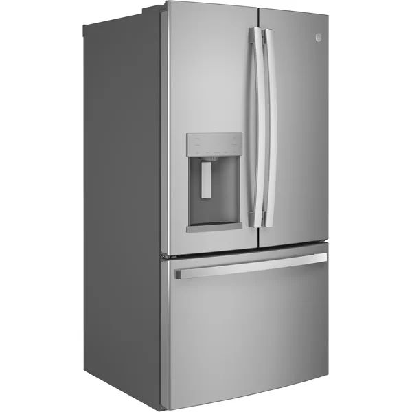 36" French Door 27.7 cu. ft. Smart Energy Star Refrigerator with Fingerprint Resistant Finish | Wayfair North America