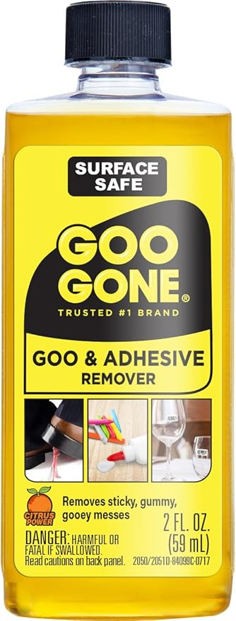 Goo Gone Original - 2 Ounce - Surface Safe Adhesive Remover Safely Removes Stickers Labels Decals... | Amazon (US)