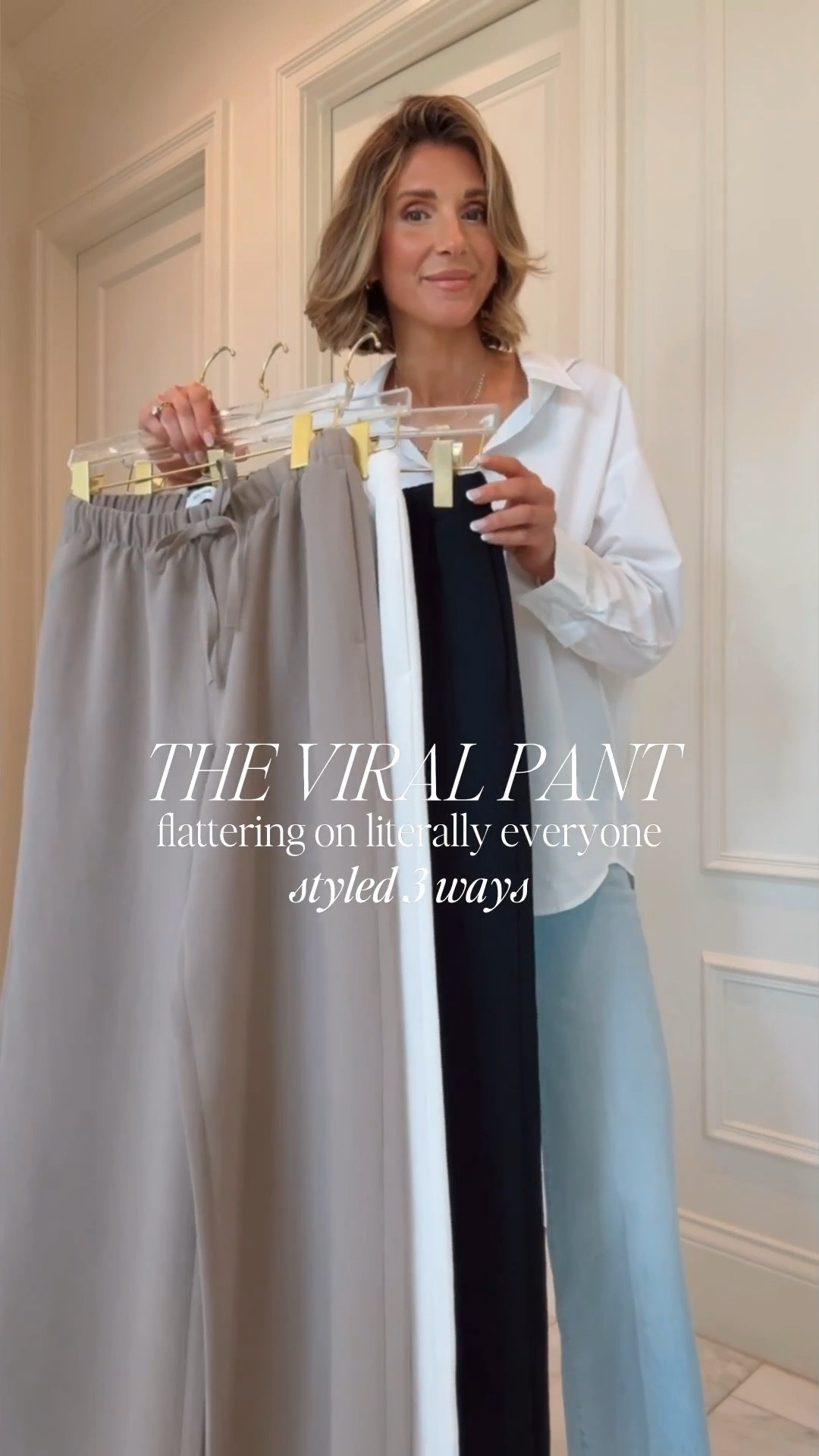 Styling these pants from @Aritzia 3 ways for spring. I'm 5'7 wearing size small and regular length. They fit true to size. 

#LTKSeasonal #LTKootd