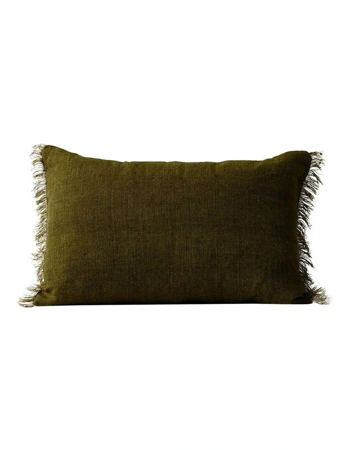 Vintage Linen Cushion Range Khaki | Myer