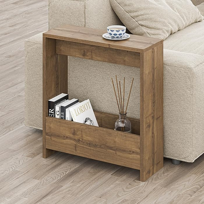 Side Table with Magazine Rack for Living Room and Office - Many Colour Options - Side/End Table -... | Amazon (UK)
