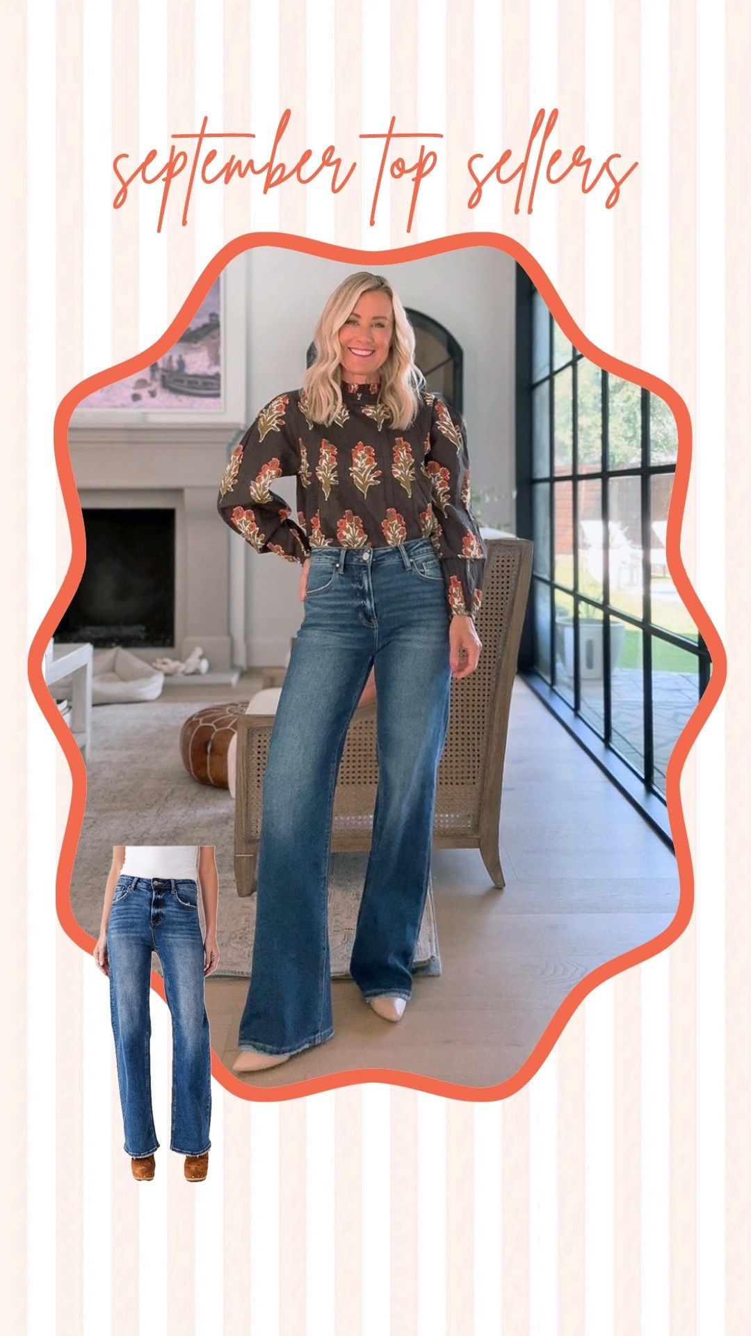 September Top Sellers | Hi Sugarplum! Size 26 denim, small top.

#LTKOver40 #LTKSeasonal 