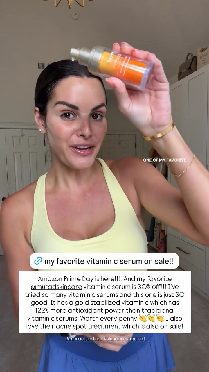 My favorite vitamin c serum is 30% off for Amazon prime day 🫧

#LTKSaleAlert #LTKselfcare #LTKBeauty