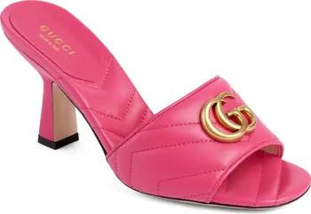 GG Quilted Slide Sandal | Nordstrom