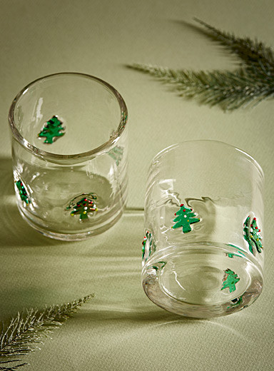 3D winter pattern glassesSet of 2Christmas Collection | Simons