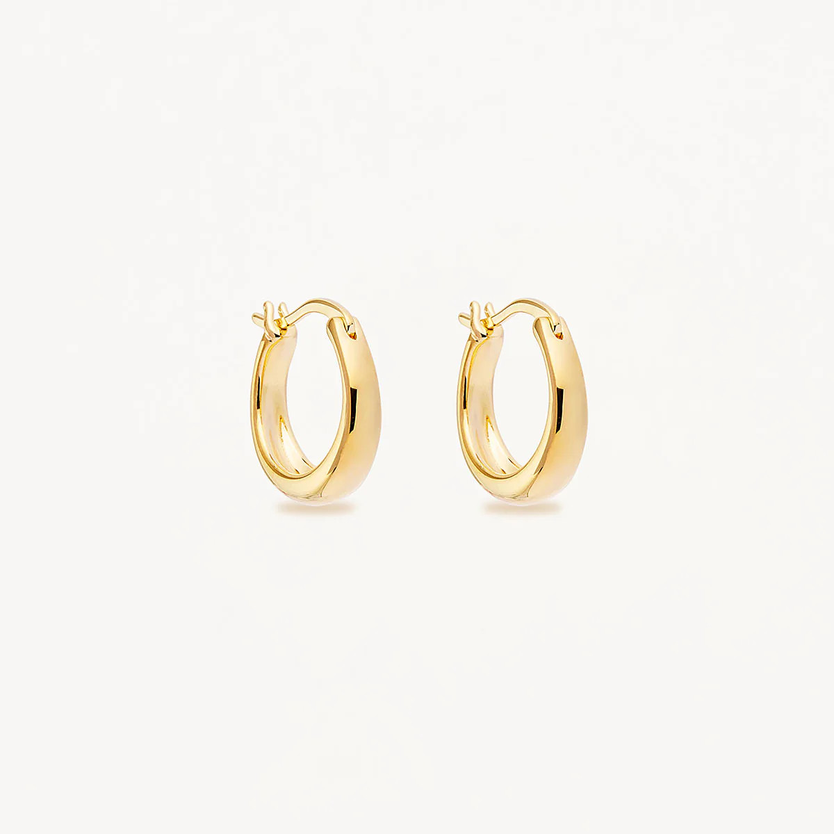 18k Gold Vermeil Infinite Horizon Small Hoops | By Charlotte