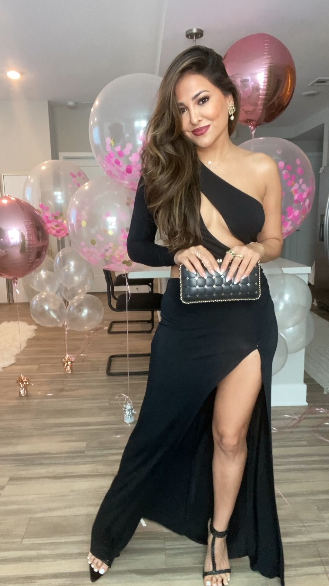 GRWM: Black Evening Cut Out Dress 

THANK YOU FOR 1 MILLION ON INSTAGRAM 🥹🙏🏼🤍✨💫

Outfit Details:
dress — @revolve 
bag — @chanelofficial
earrings — @dolceansgabana 
perfume — @pradabeauty 
shoes — @jessicarichcollection 
lip liner — @maccosmetics “burgundy” and lipstick “kinda sexy”
Body oil — @soldejaniero “rio sunset”

#LTKstyletip #LTKunder50 #LTKwedding