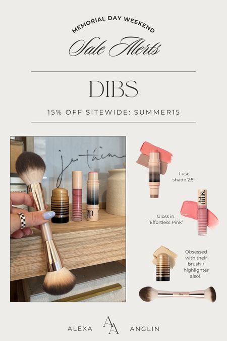 DIBS Sale— 15% off sitewide with code SUMMER15 // these are my favorite go-to products I’ve been using! Creates such a pretty glow for summer! 

#LTKFindsUnder50 #LTKBeauty #LTKSaleAlert