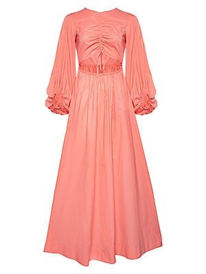 Tangier Ruched Cutout Dress | Saks Fifth Avenue