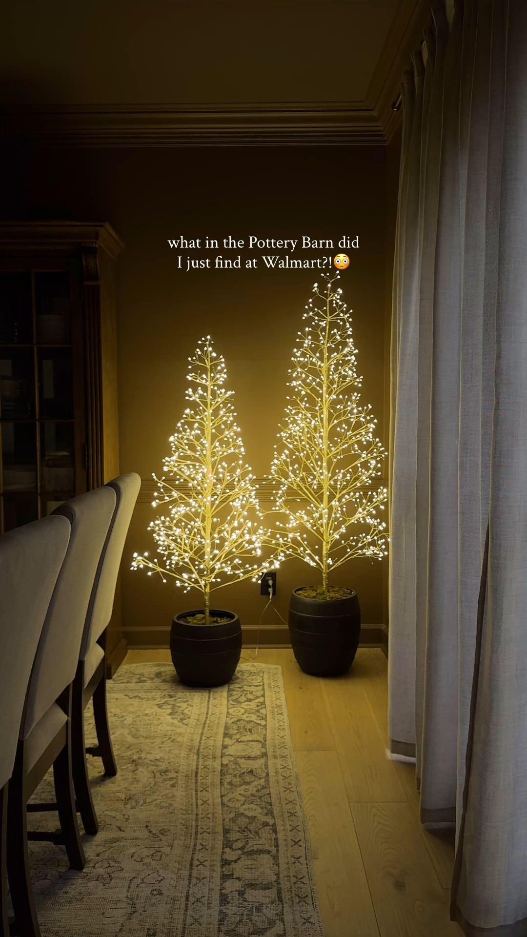 are you kidding me 😳😍🤩 these are definitely worth the hype - the twinkling, the starburst branches, warm white light, everything is pure magic and the best part is they can be used outdoors as well - on a front porch  or to create a magical walkway 🤌✨ i’m surprised they’re still in stock! i have the 6ft and 5ft options here.



designer dupe, holiday decor, twinkling tree, indoor outdoor, christmas tree walmart home walmart finds holiday time @walmart

#LTKFindsUnder50 #LTKHome #LTKFindsUnder100