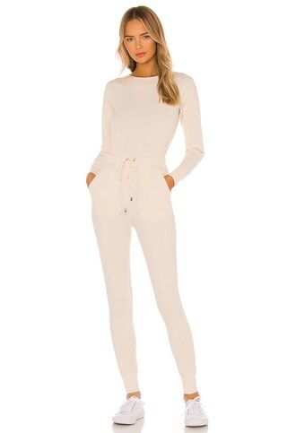 Lovers and Friends Vela Lounge Jumpsuit in Nude from Revolve.com | Revolve Clothing (Global)