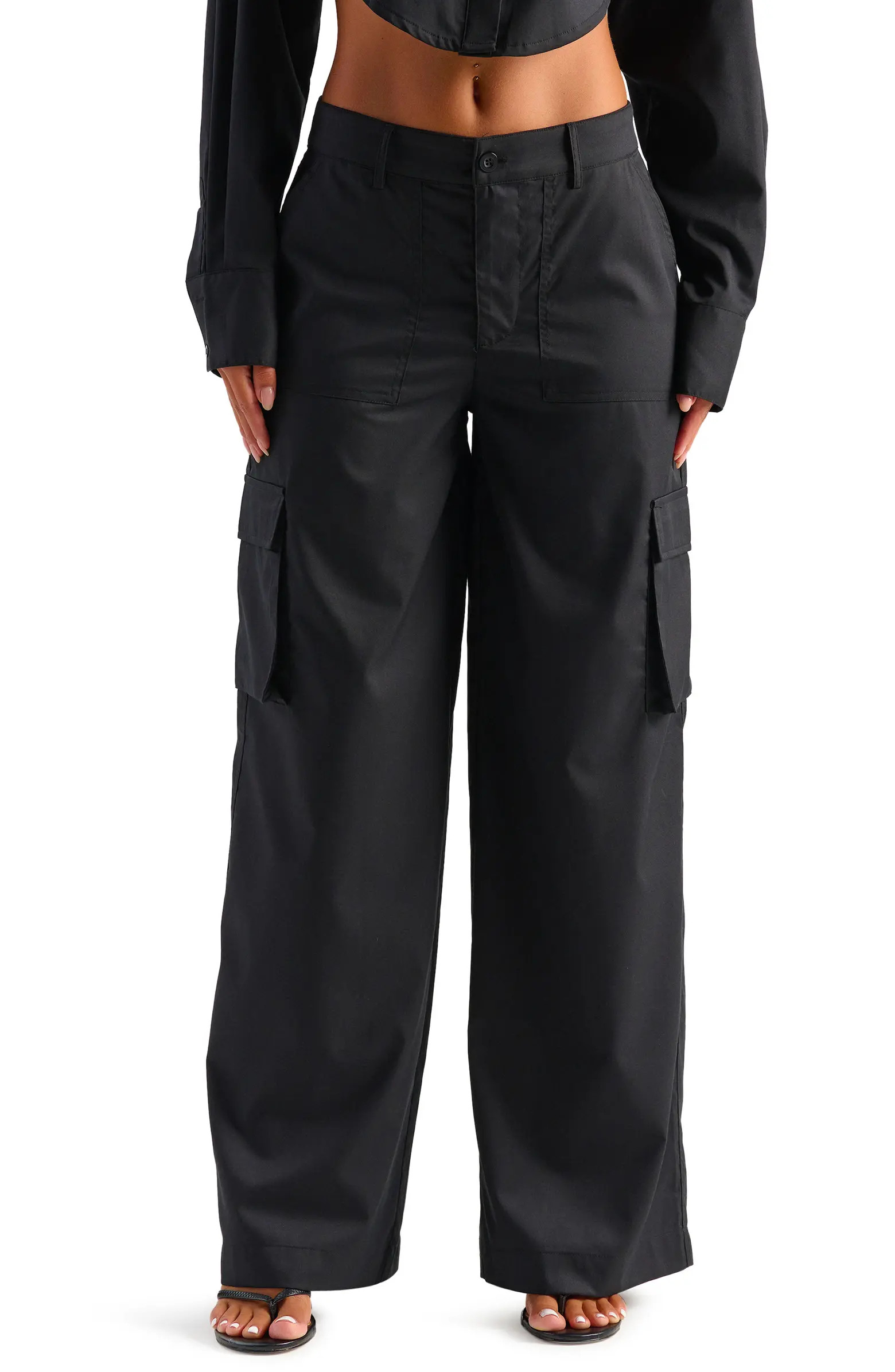 Keep It Casual Wide Leg Cargo Pants | Nordstrom