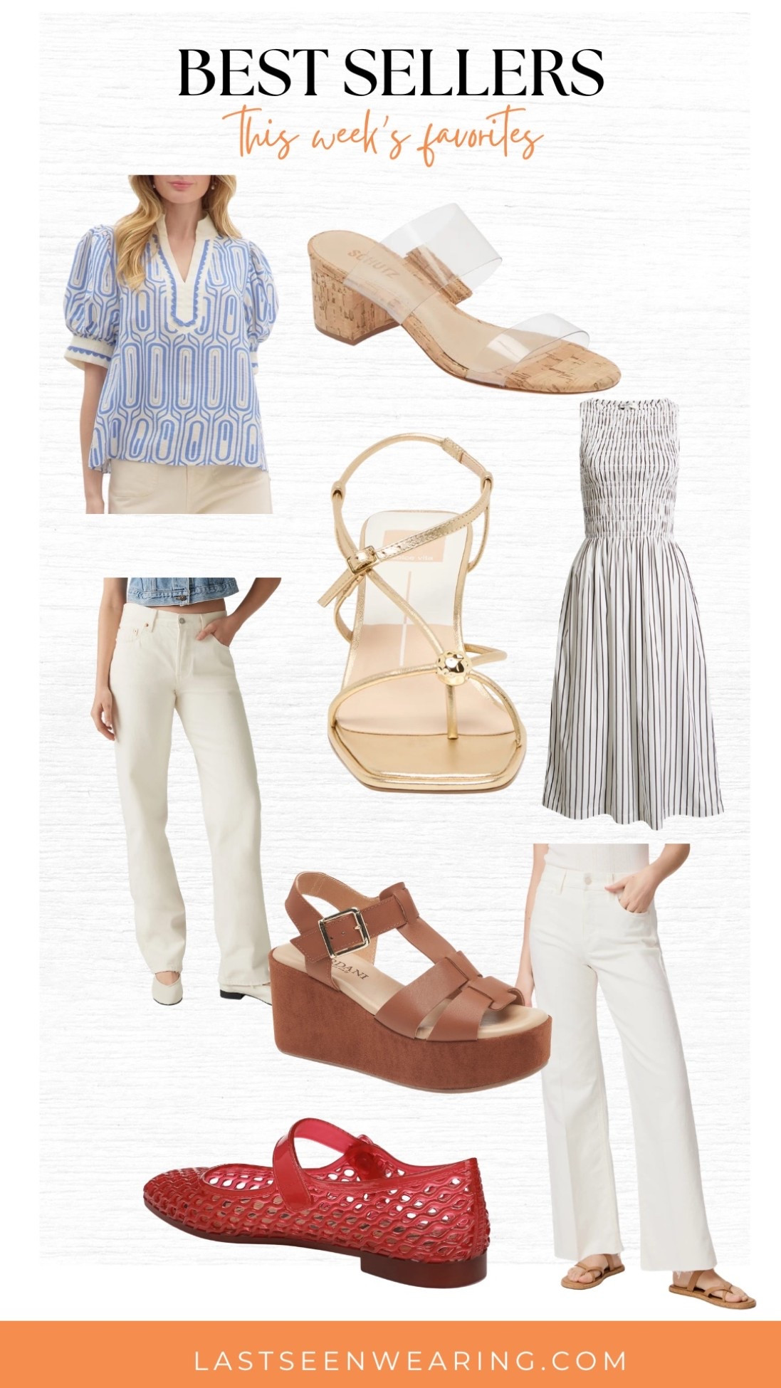 This Week’s Bestsellers
#strappysandals #whitepants 

#LTKOver40