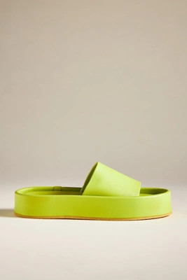 Pilcro Platform Slide Sandals | Anthropologie (UK)