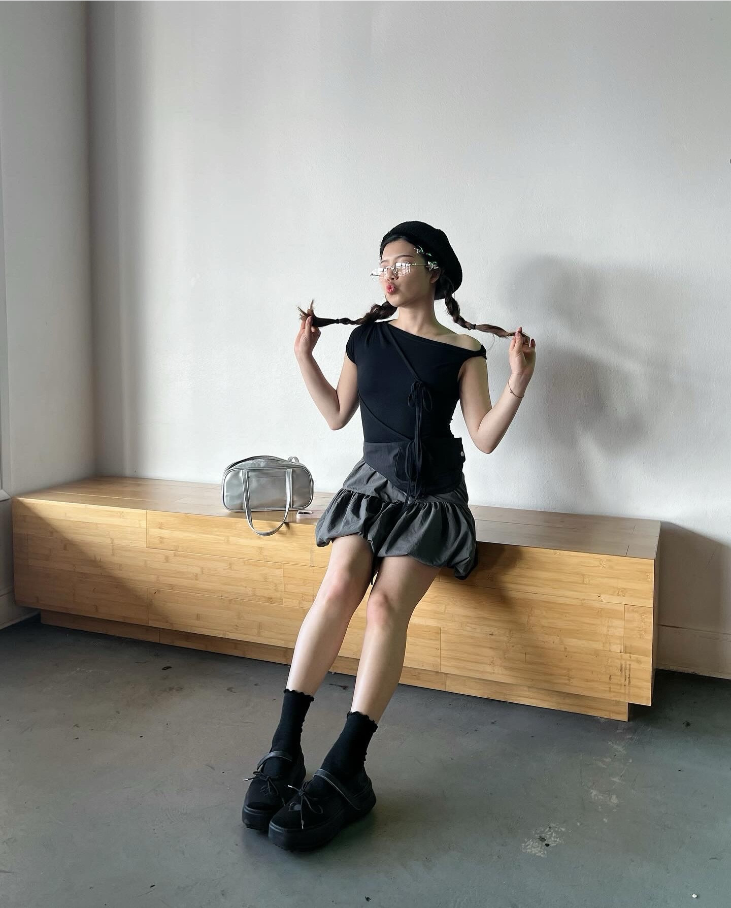 A cute black grey outfit for spring
The cute grandma at the bakery said she liked my beret 🩶

#LTKShoeCrush #LTKSeasonal #LTKStyleTip