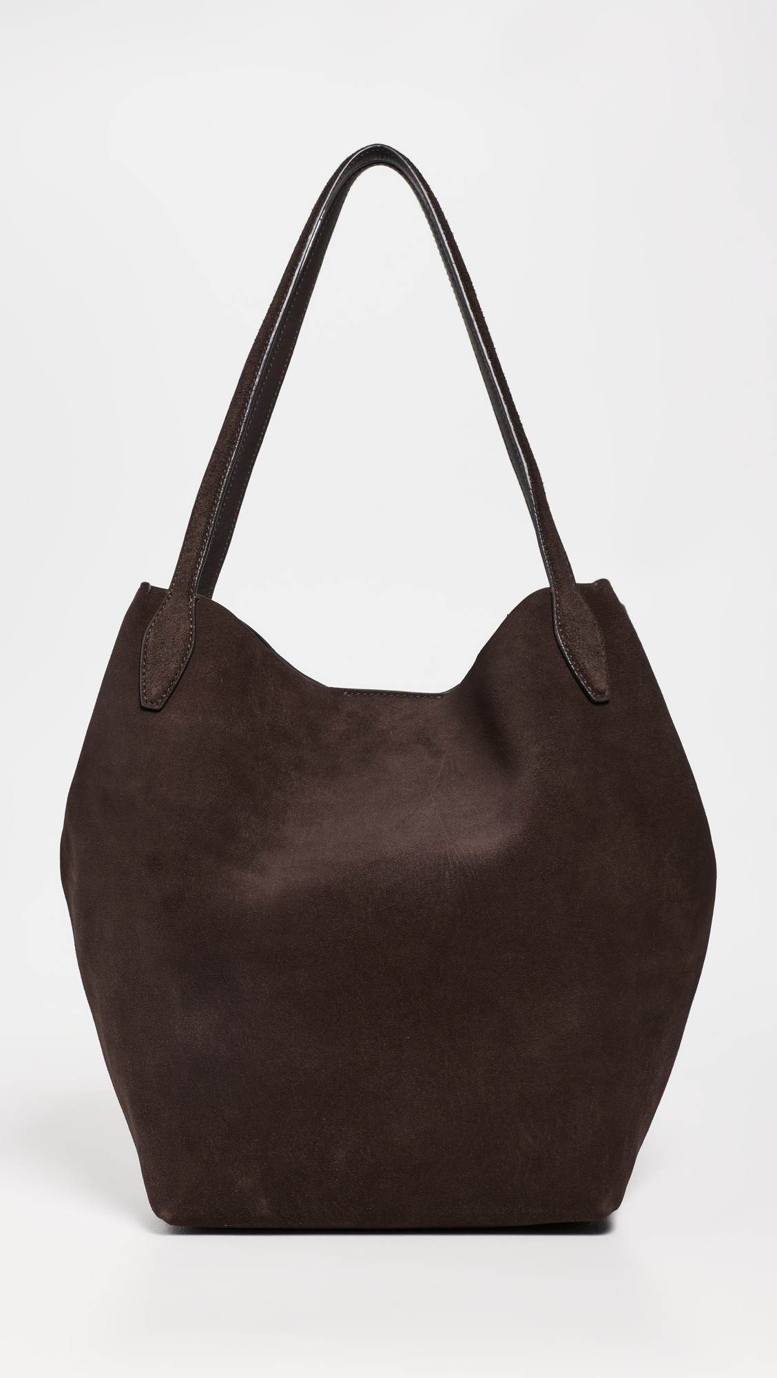 Madewell Suede Soft Grain Shopper Tote Dark Carob One Size | Shopbop