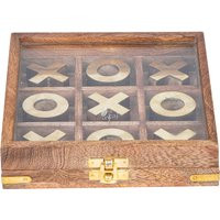 Tic Tac Toe Tabletop Game Set - Xox Game For Kids, Handcrafted Wooden Toe, Coffee Table Game, Crossnought | Etsy (US)