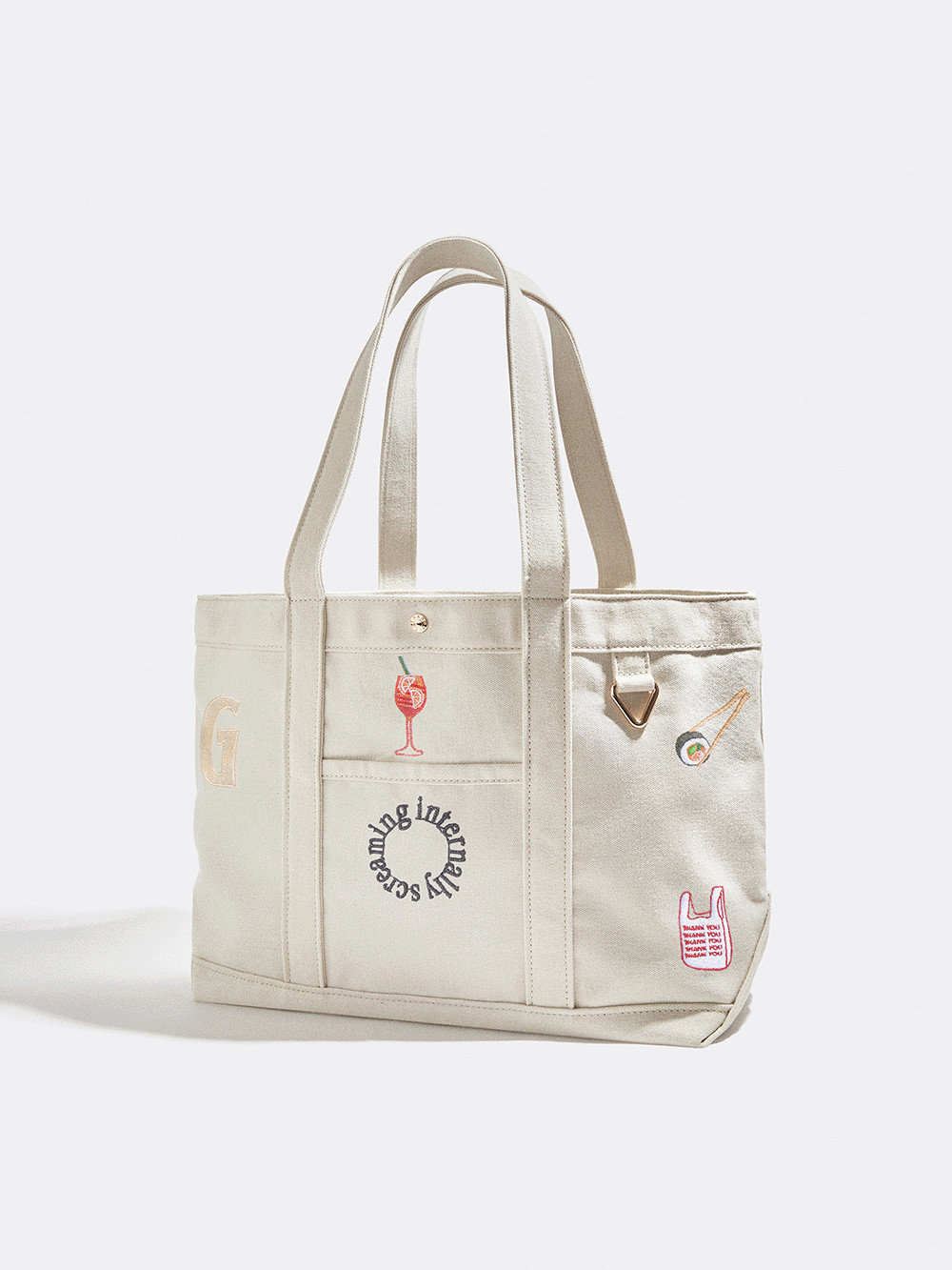 Medium Custom Icon Tote - Medium | BaubleBar (US)