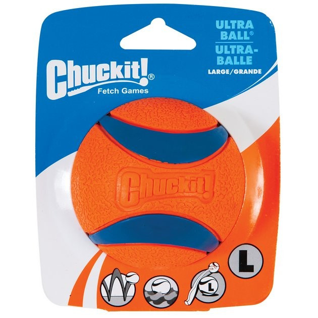 CHUCKIT! Ultra Rubber Ball Tough Dog Toy, Large - Chewy.com | Chewy.com
