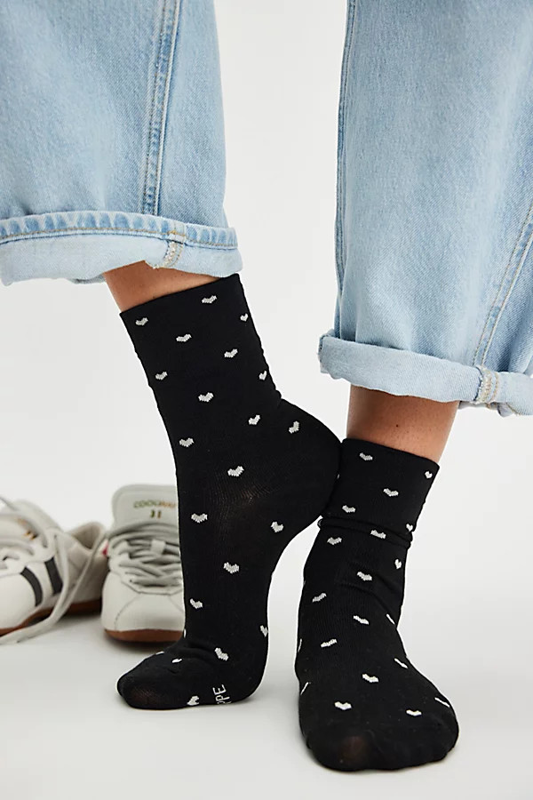 Le Bon Heart Sneaker Socks | Free People (Global - UK&FR Excluded)