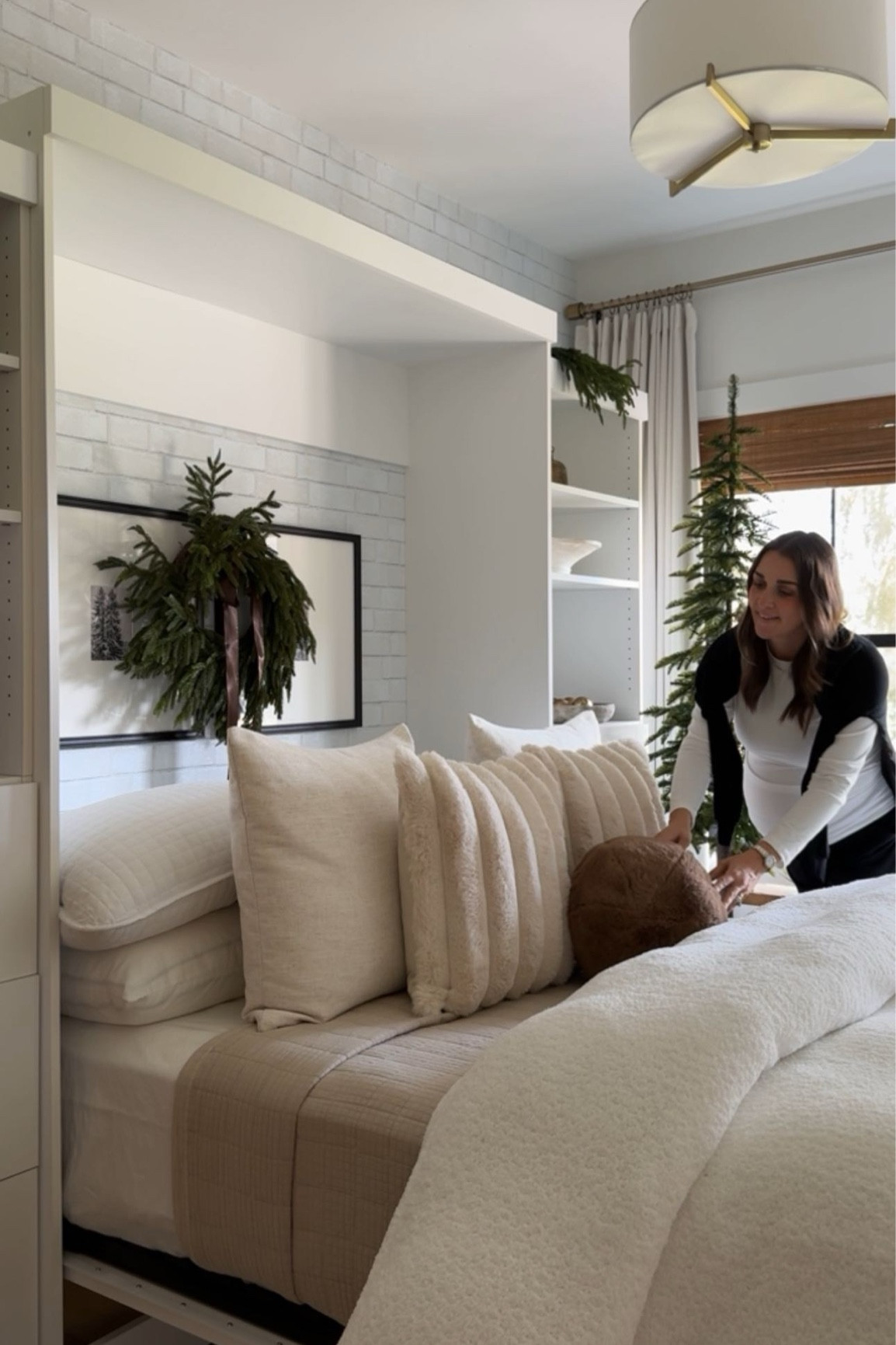 Are you hosting this holiday season? 

With the help from @bestarfurniture we are able to transform this play room into a guest bedroom with one simple pull! 

I still cannot get over how lux and fabulous this murphy bed is! | When it comes to convenience and functionality they have thought of it all! 

Thanks to Bestar Furniture we now have a space that can be guest ready in the matter of seconds! 

& don’t forget, with code KATIE100 will save you $100 off your order!

#bestarpartner
#bestartfurniture
#murphybed 
#guestroom 
#guestbedroom 
#christmasbedroom 
#christmasbedding 
#holidayhosting 
#guestroomdecor 
#guestroomdesign