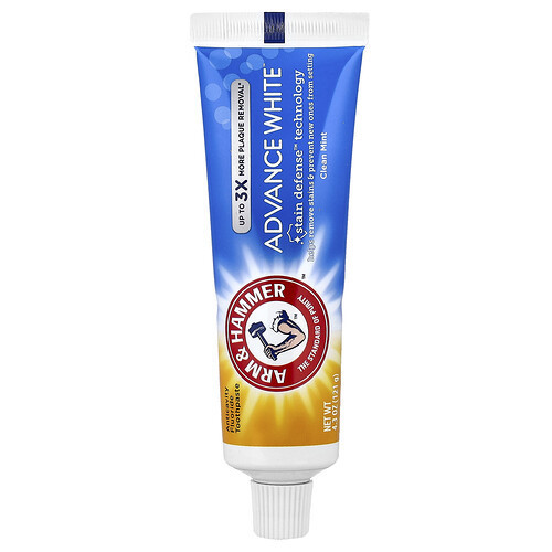 Arm & Hammer, AdvanceWhite, Anticavity Fluoride Toothpaste, Clean Mint, 4.3 oz (121 g) | iHerb