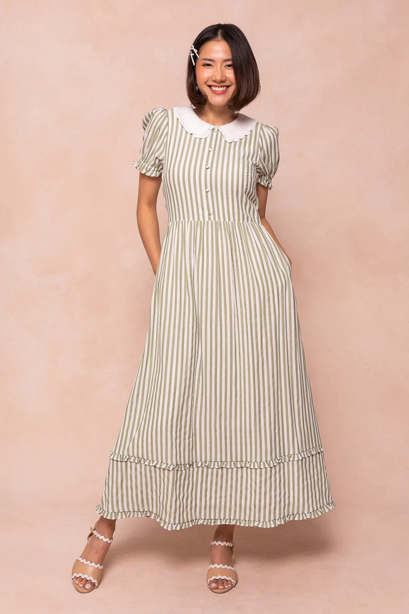 Kensie Dress in Green | Ivy City Co