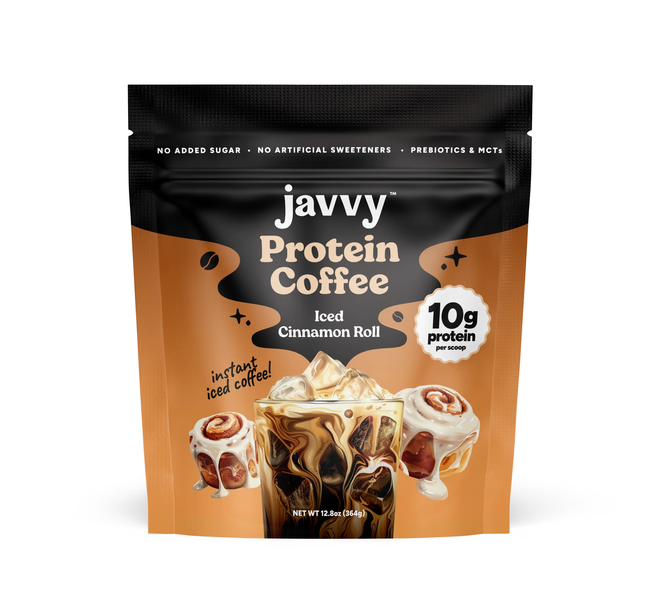 Iced Cinnamon Roll Protein Coffee | Javvy Coffee