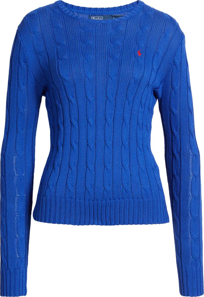 Polo Ralph Lauren Julianna Cotton Cable Sweater | Nordstrom | Nordstrom
