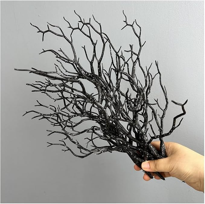 5 Small Fake Tree Branches,Fake Stems Craft Twigs Halloween Garland Decor | Twigs for Crafts Hall... | Amazon (US)