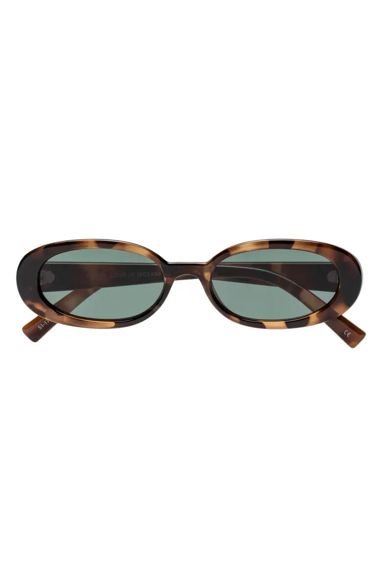 Outta Love 51mm Oval Sunglasses | Nordstrom